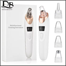 Blackhead Remover Diamond Dermabrasion Nose Vacuum Pore Cleanser Acne Pimple Suction Extractor USB Rechargeable Skin Care Tool