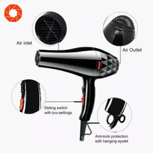 Professional Hair Dryer - Keratin Protect Hair Dryer Unisex - Black