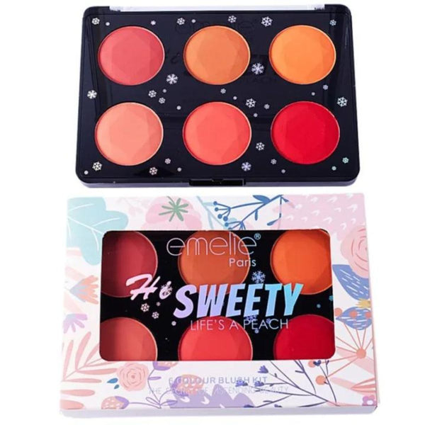 Emelie 6 Colors Blush Palette