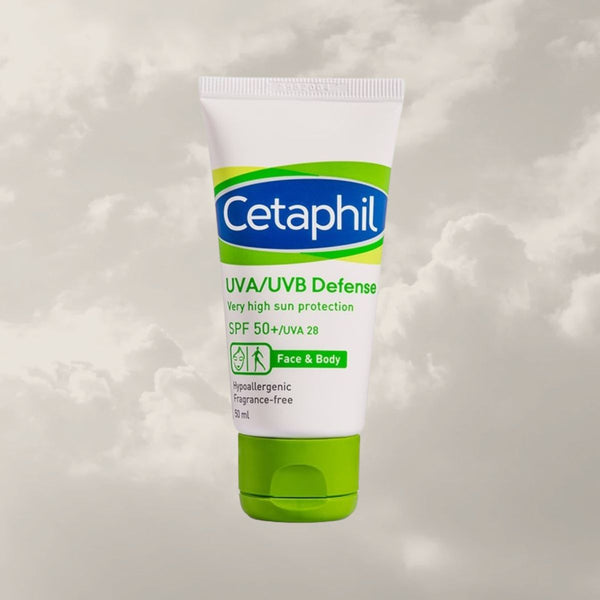 Cetaphil UVB/UVA Defence SPF 50 Sunscreen 50 ml ( Factory Leftover Stock )