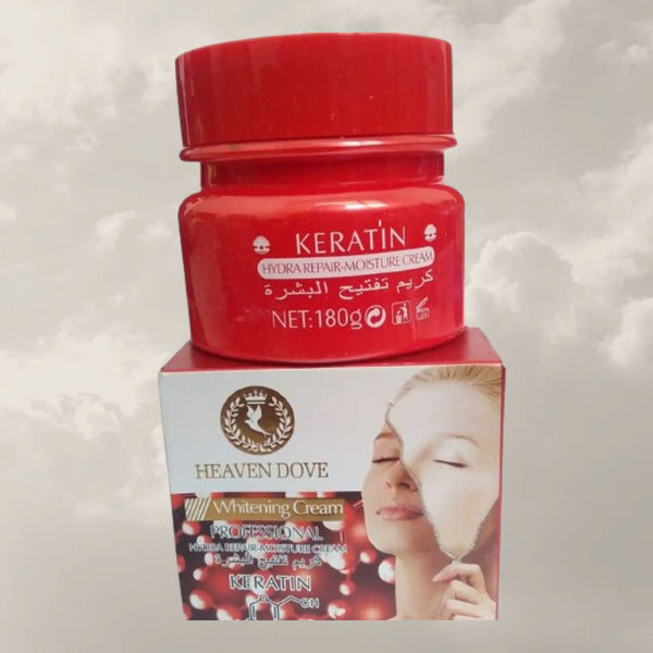 Heaven Dove Whitening Cream Keratin Jar 180Gm