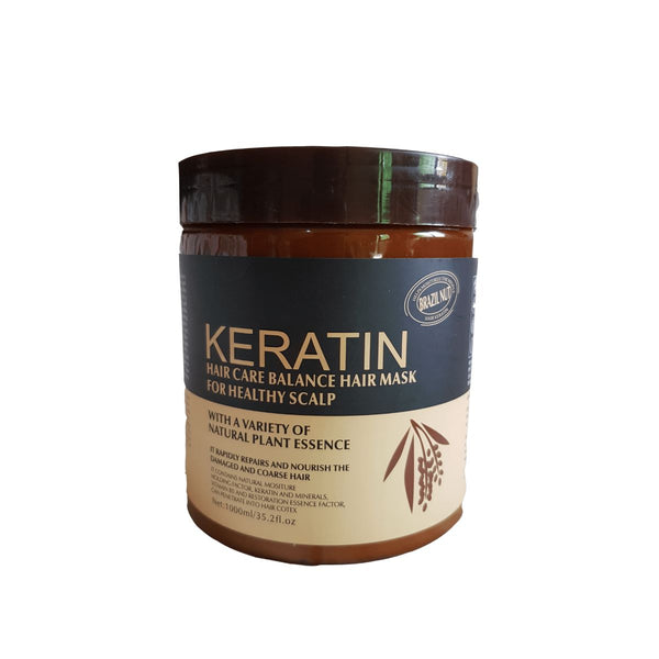 Keratin Hair Care Balance Balance Hair Mask 1000ml Brazil Nut