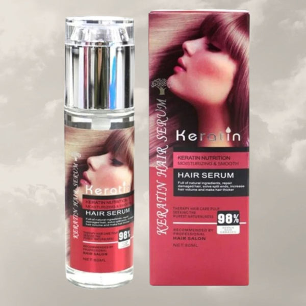 KERATIN MOISTURIZING & SMOOTH HAIR SERUM 80ML