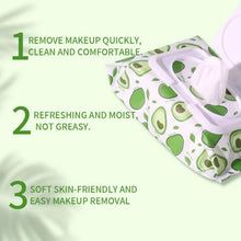 Miss Rose Avocado beauty concept facial cleaning wipes